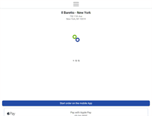 Tablet Screenshot of newyorkilbaretto.com